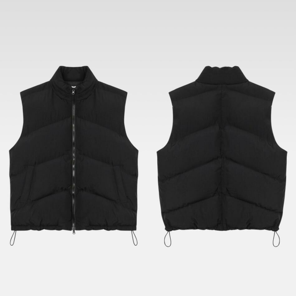 高領拉鍊背心褸(夾棉) OUR ROOM-002V