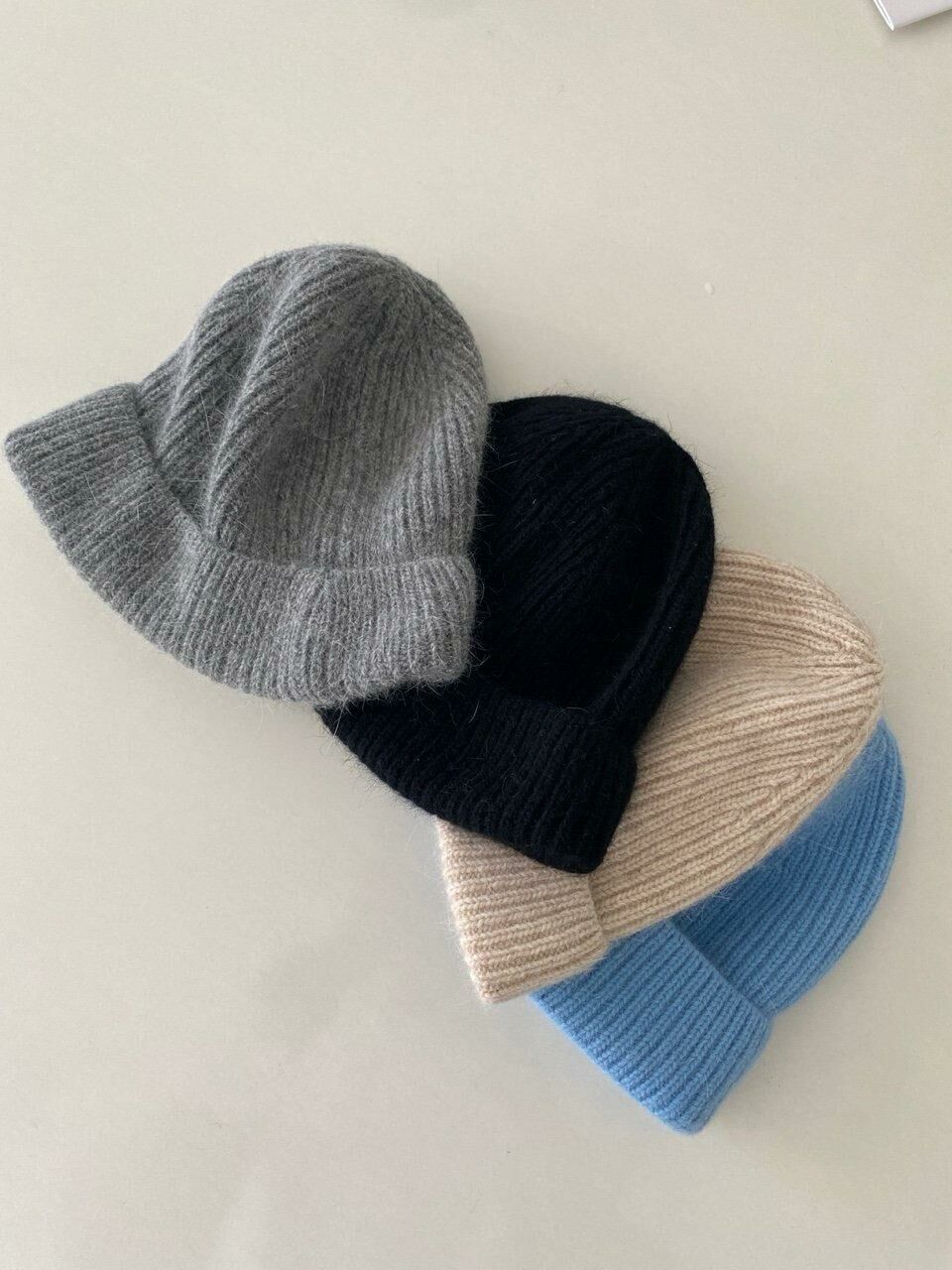 淨色針織冷帽 BY ATTENTION-107H