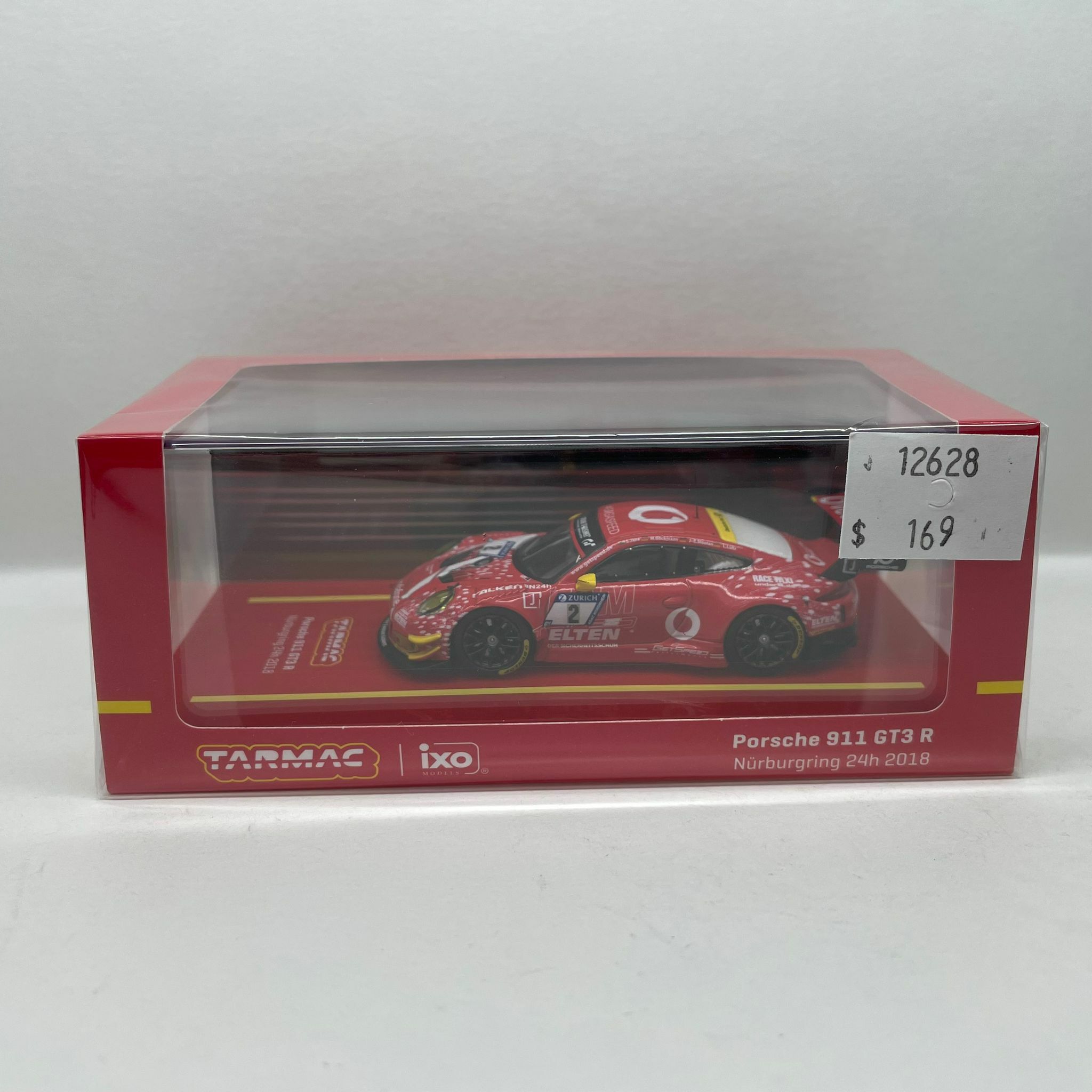 Modellino Tarmac Works Porsche 911 GT3 R Motul – Edizione Speciale Nurburgring 24H 2017 Scala 1:64 - Foto 3