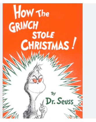 CS how the grinch stole christmas book