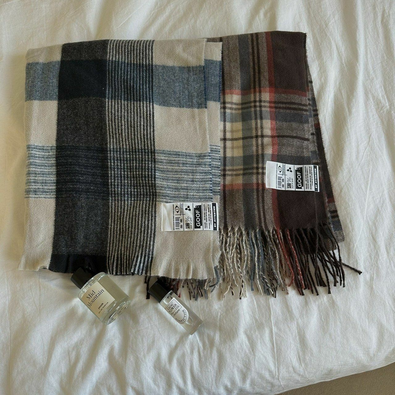 格仔頸巾 BY ATTENTION-109A