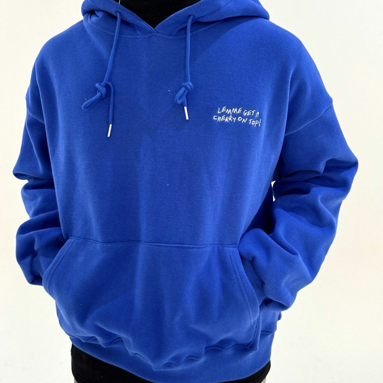 淨色英文字連帽衛衣(薄抓毛底) BY ATTENTION-110T