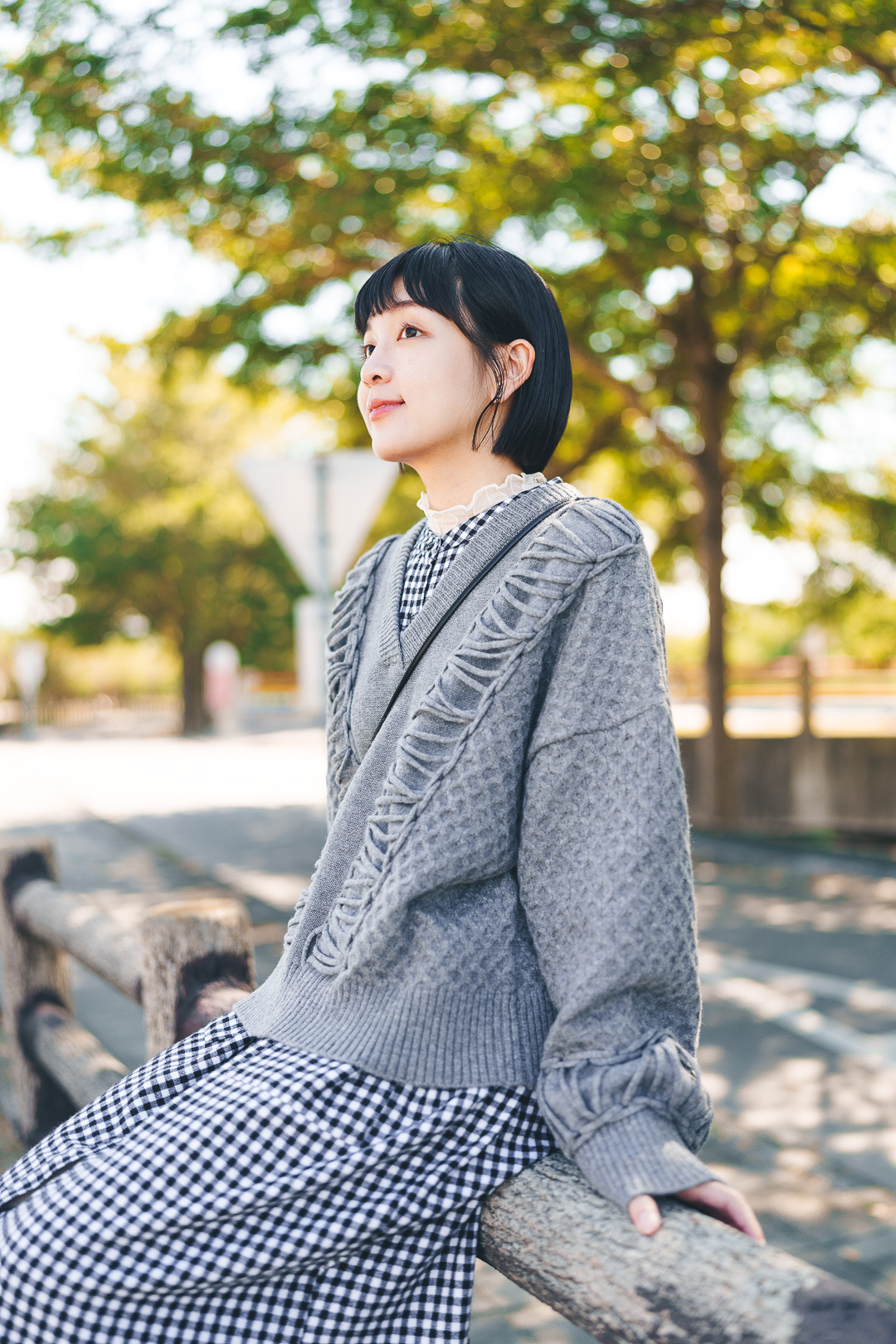 (限量)雪國の愛！提花編織繩毛衣(兩色-高級灰)