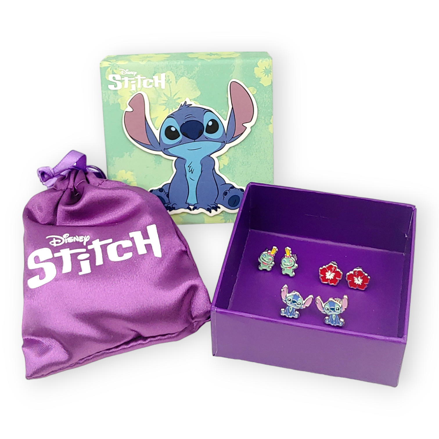 <扮嘢小魔星>史迪仔/小金/花花名貴耳環套裝