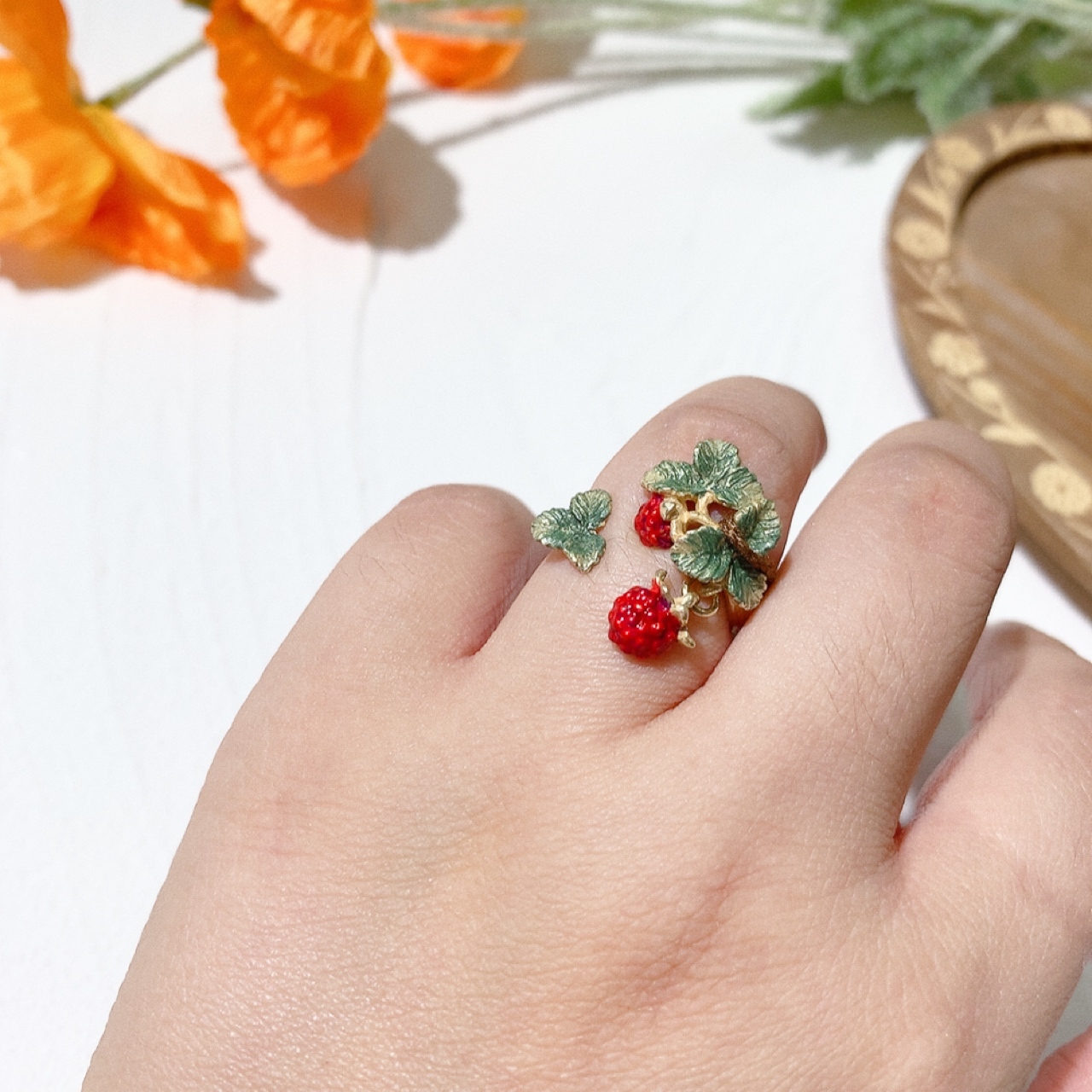 野莓耳環/頸鏈/戒指