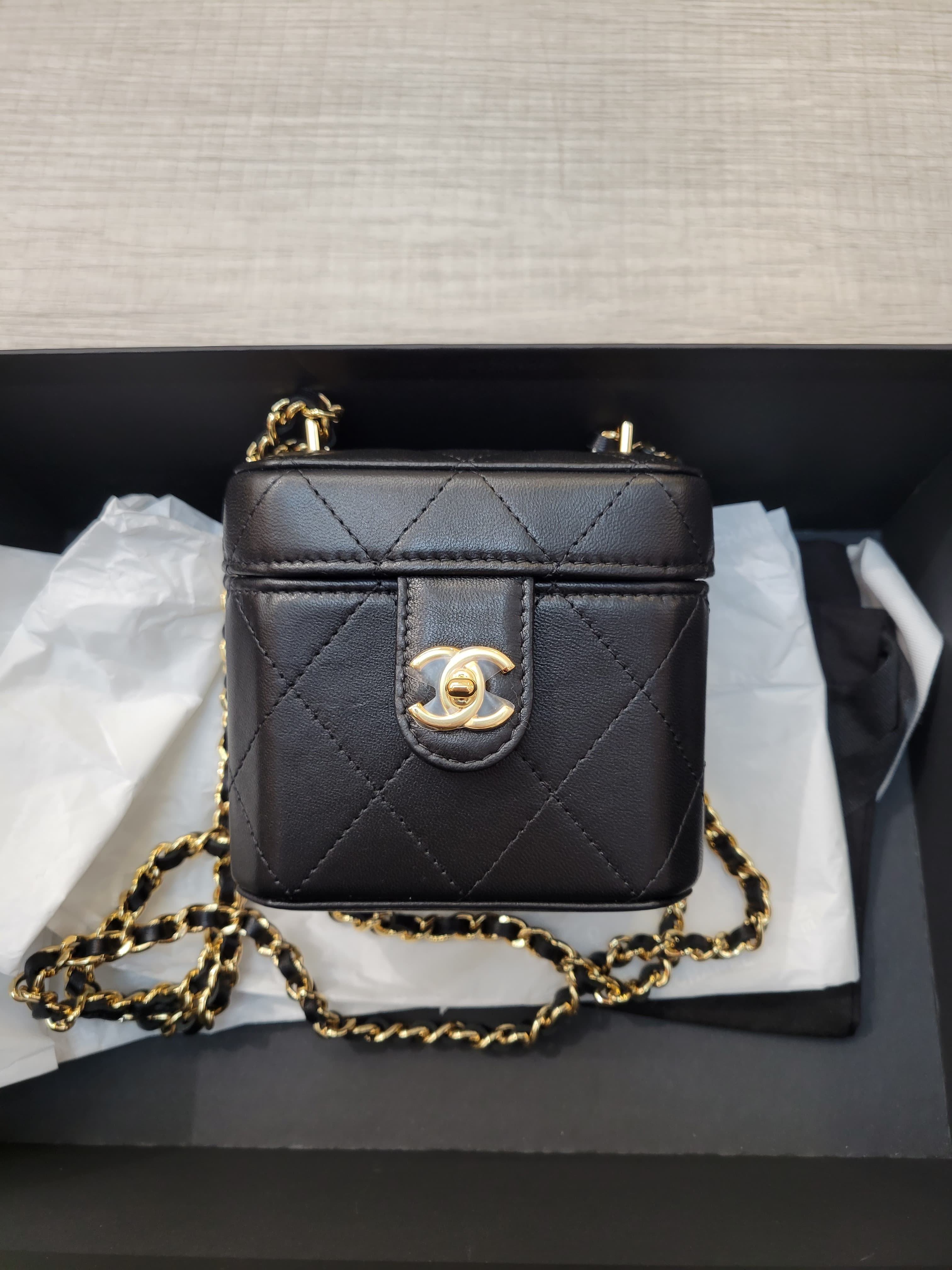 Chanel AP3459 mini 盒子 化妝盒 小盒子 唇膏盒