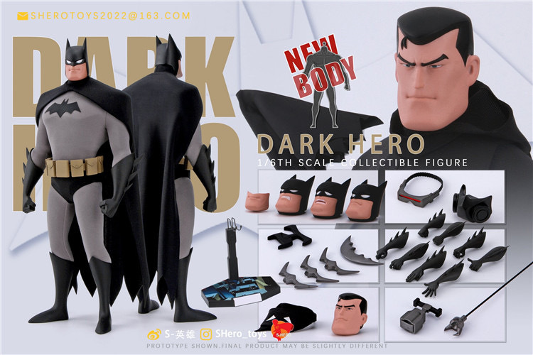 S-HERO- Dark Hero 1/6 Action Figure (SH00