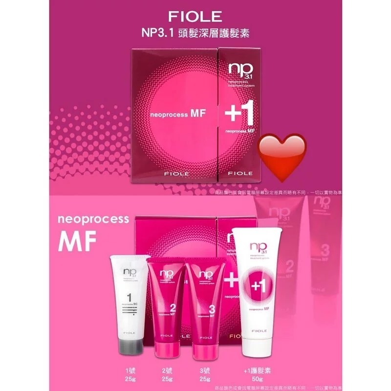 FIOLE np3.1 neoprocess MF 柔絲結構式系統蛋白深層焗油