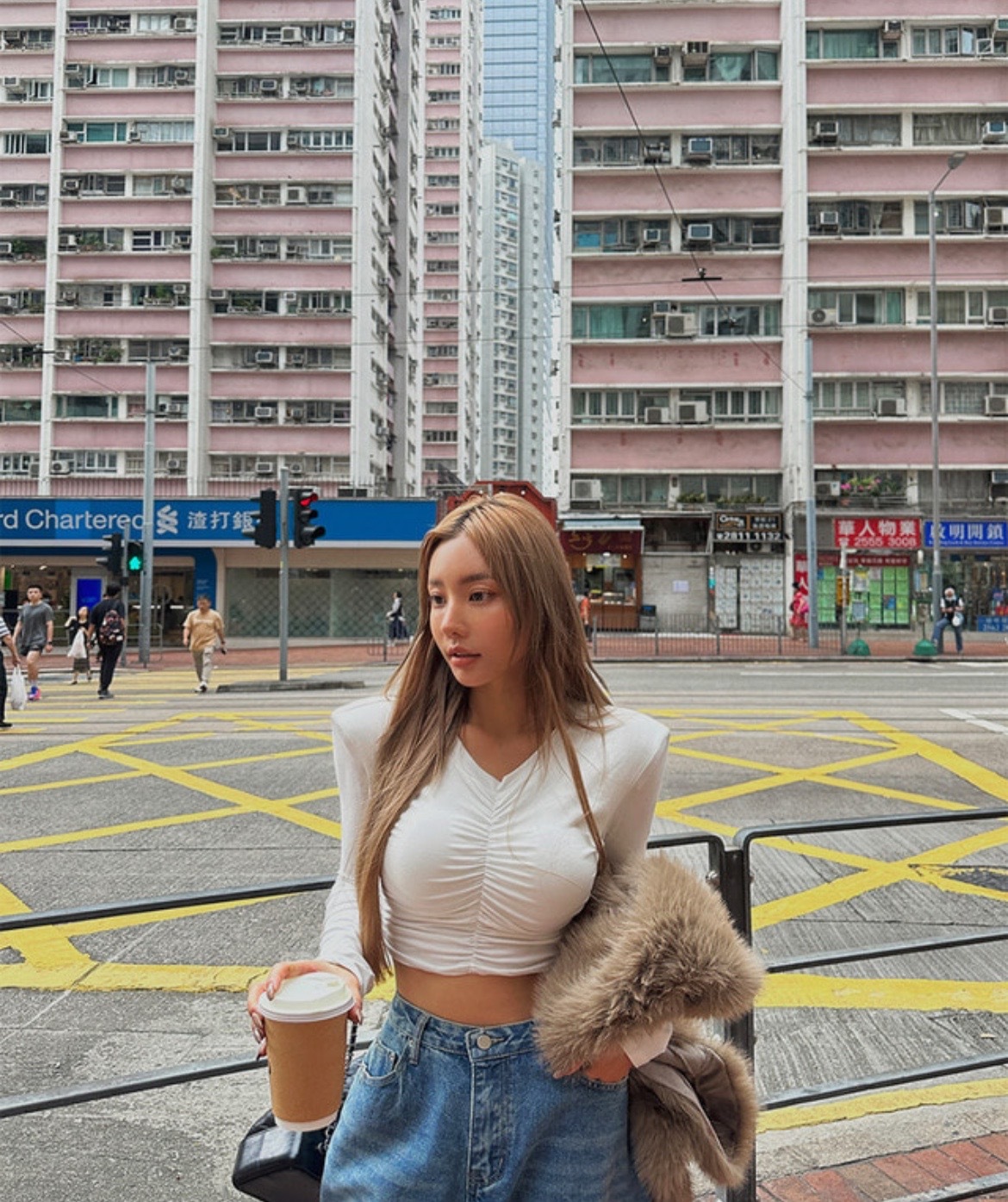 正韓前抓皺上衣｜現貨商品