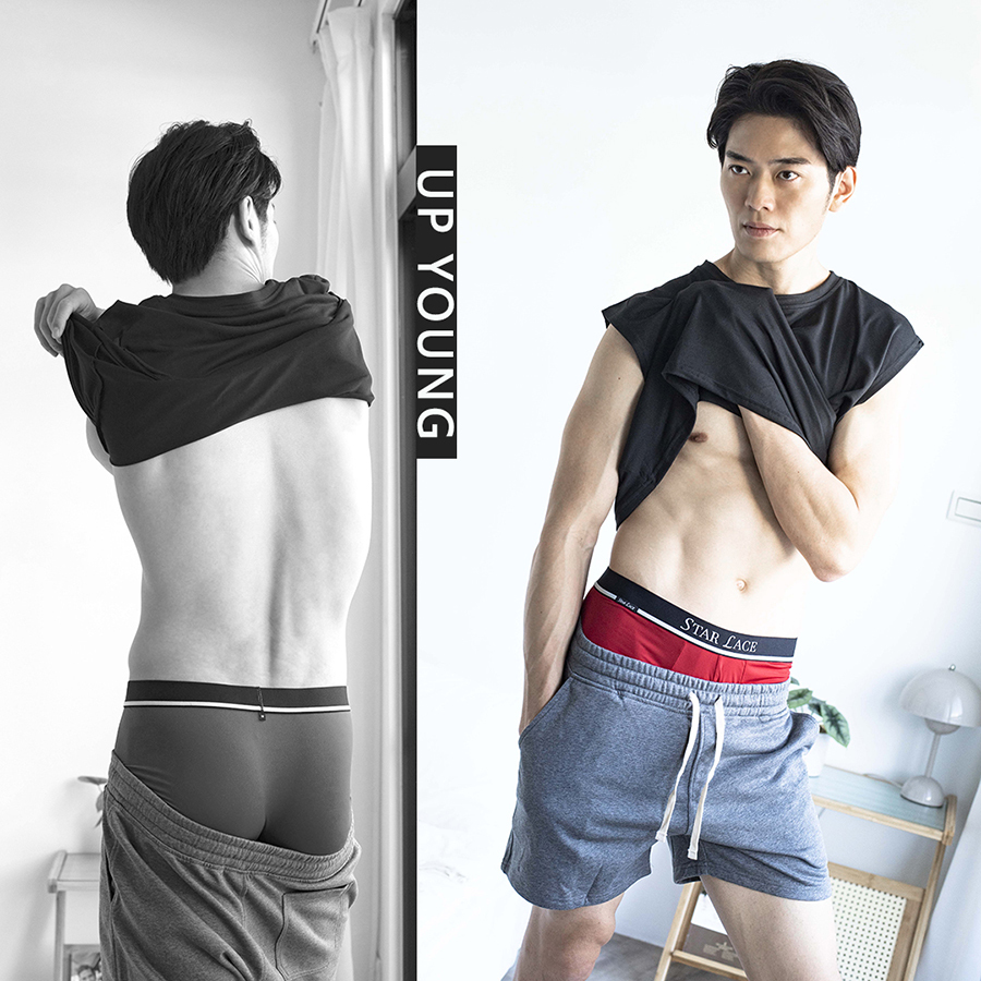 【STAR LACE】矽米子男仕低腰起能量揚內褲(男生內褲三件組)