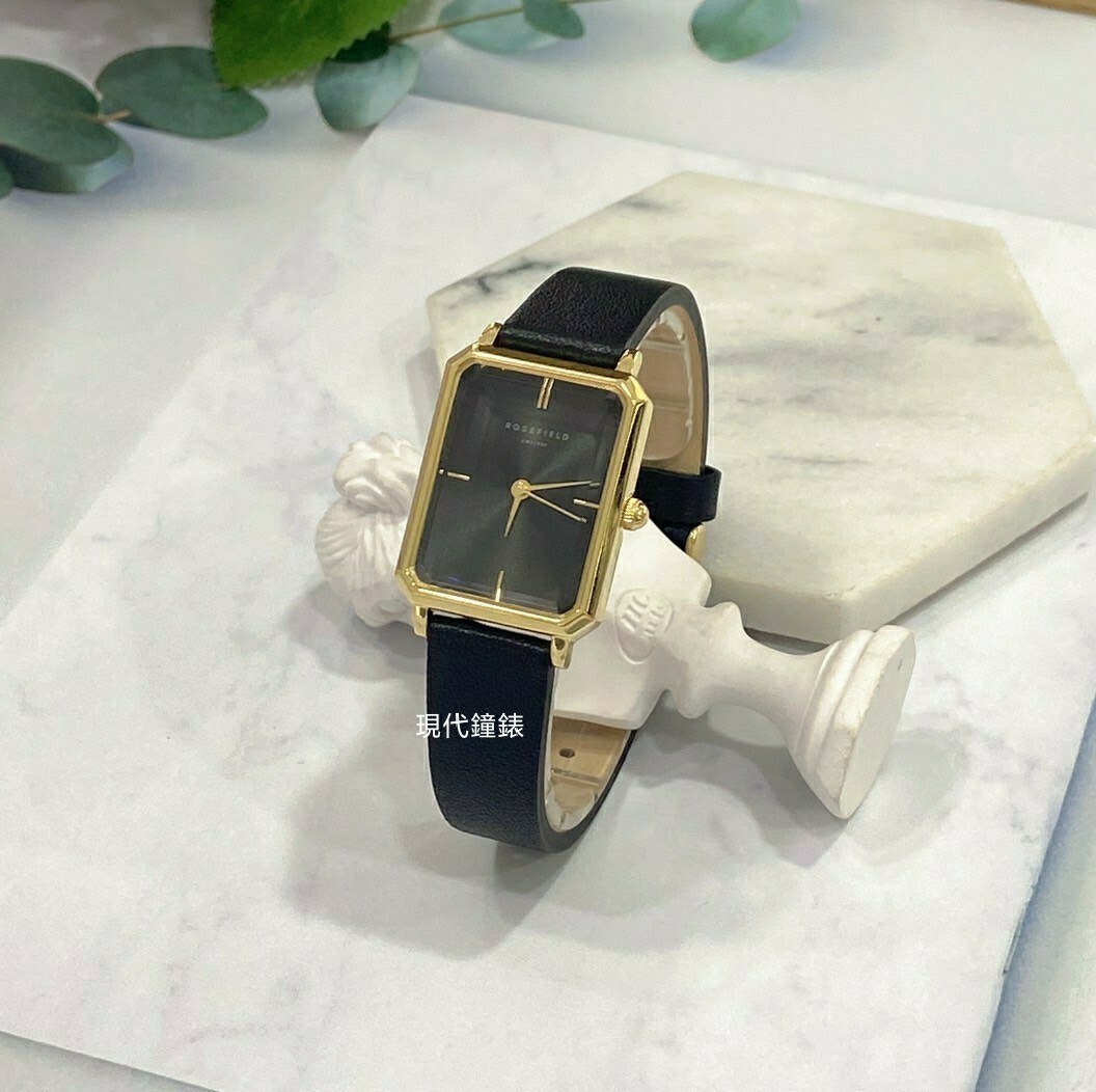 【ROSEFIELD】都會時尚方形女錶 OBSBG-O49 24mm 現代鐘錶