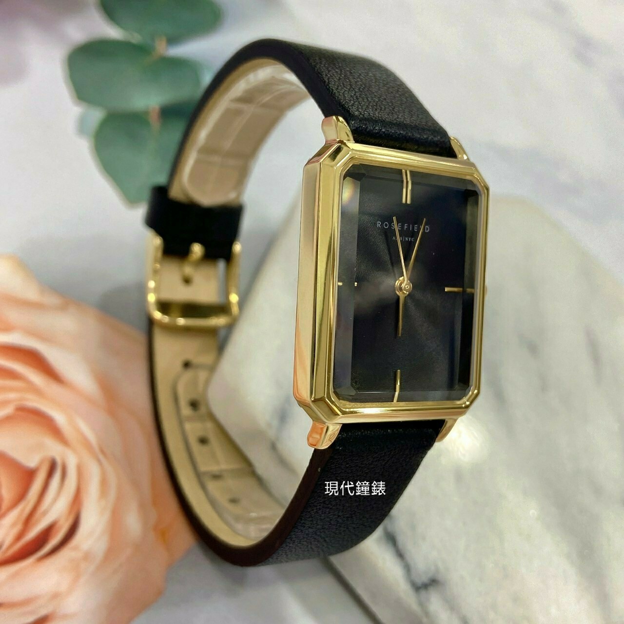 【ROSEFIELD】都會時尚方形女錶 OBSBG-O49 24mm 現代鐘錶