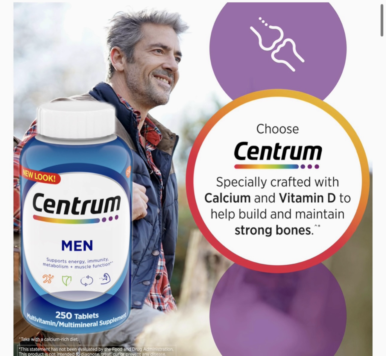 【團購】 Centrum Z121004 250粒善存綜合維他命（男士）