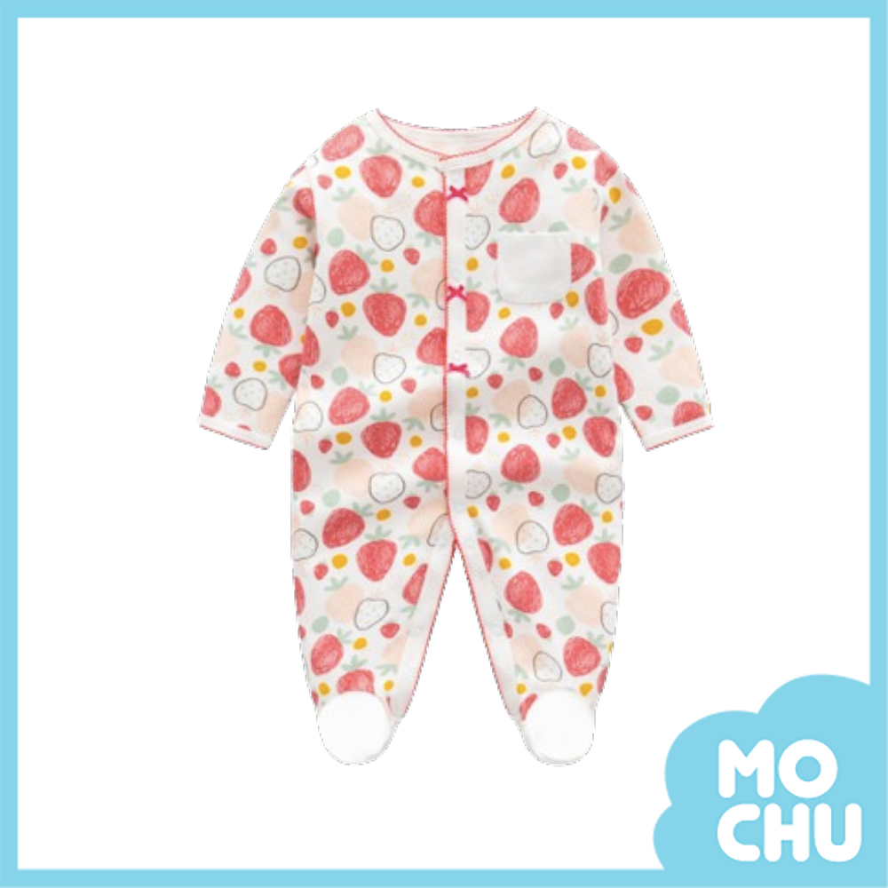 草莓包腳連身衣