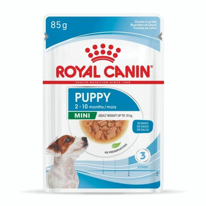 Royal Canin - 幼犬濕糧 - 小型幼犬營養主食濕糧 (肉汁) 85G (12包)
