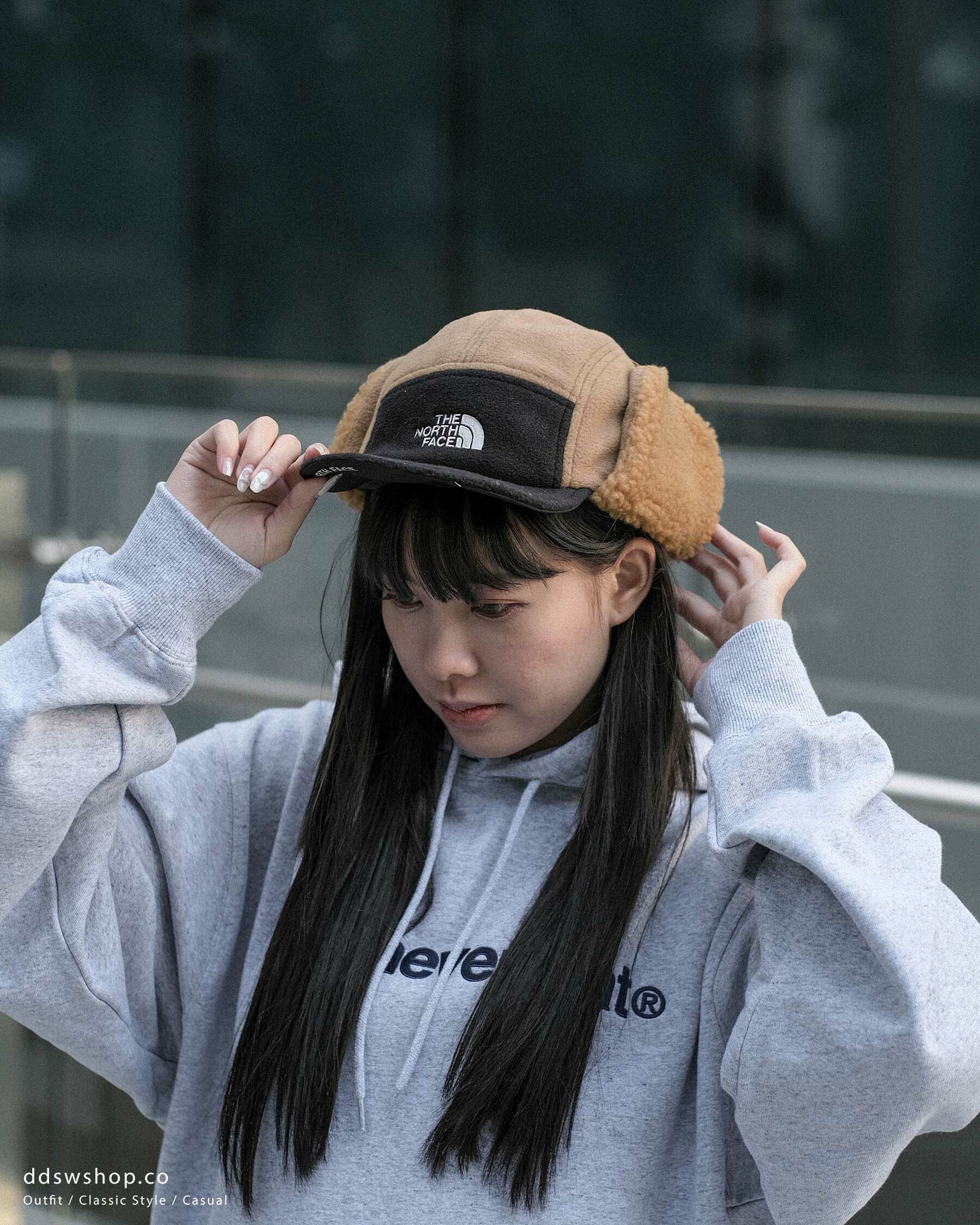 The North Face Fleece Earmuff Cap 帽子飛行帽遮耳帽絨毛抓絨五分割