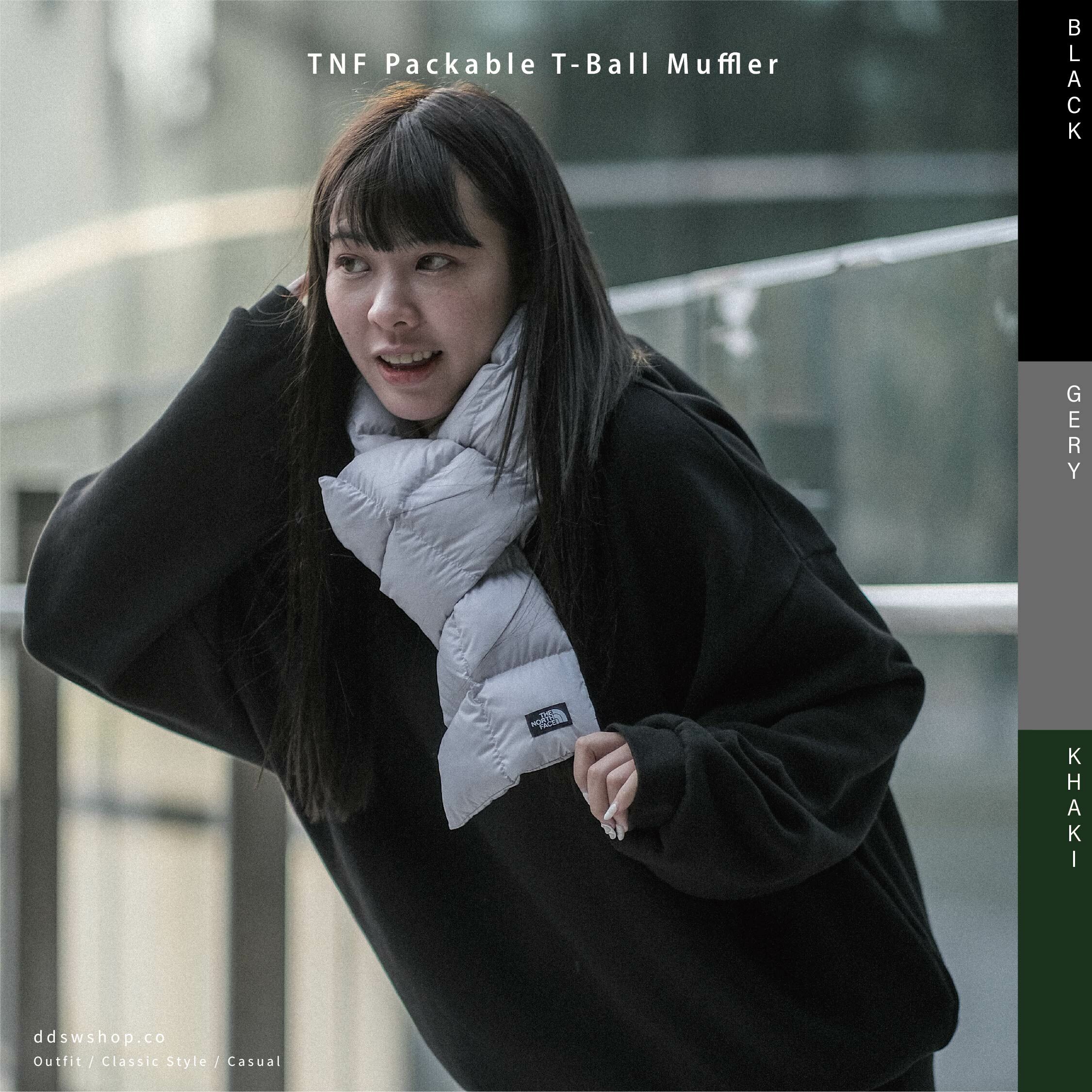 The North Face 國外限定 羽絨圍巾 收納