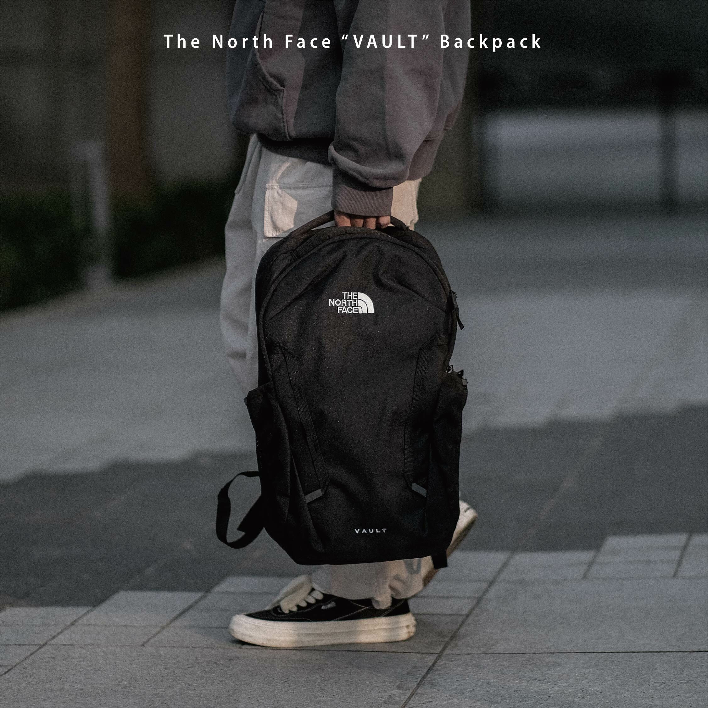 The North Face Vault 後背包 黑色