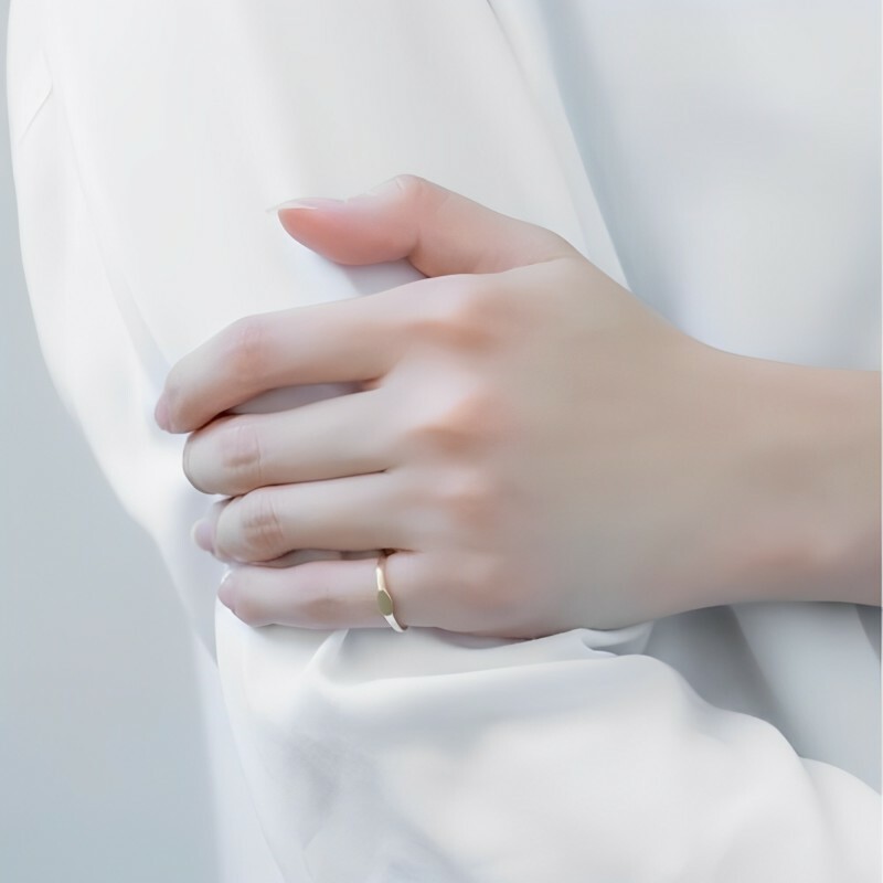 【me.luxe】K10個性圖章戒