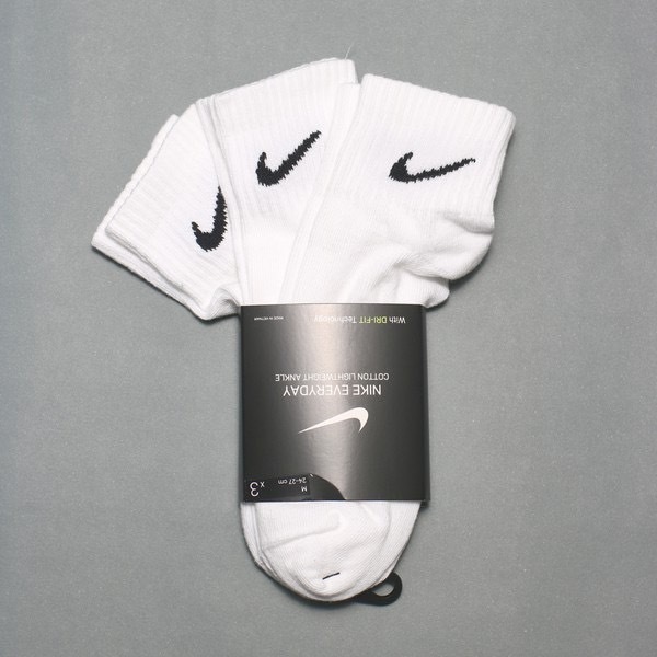 NIKE EVERYDAY 三雙一組 白襪 襪子 短襪 SX7677-100