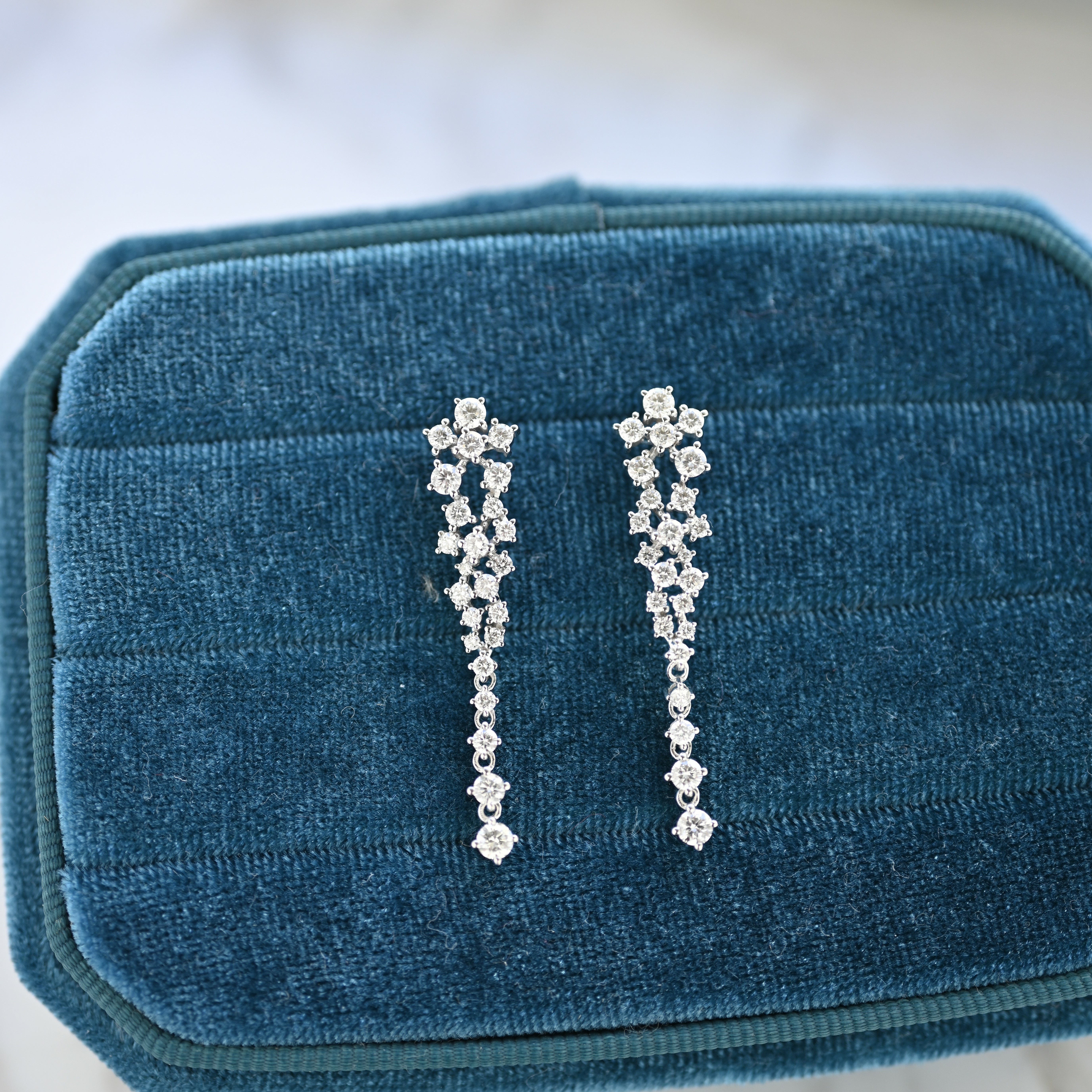 18K StarLight Diamond Earring ( Large)