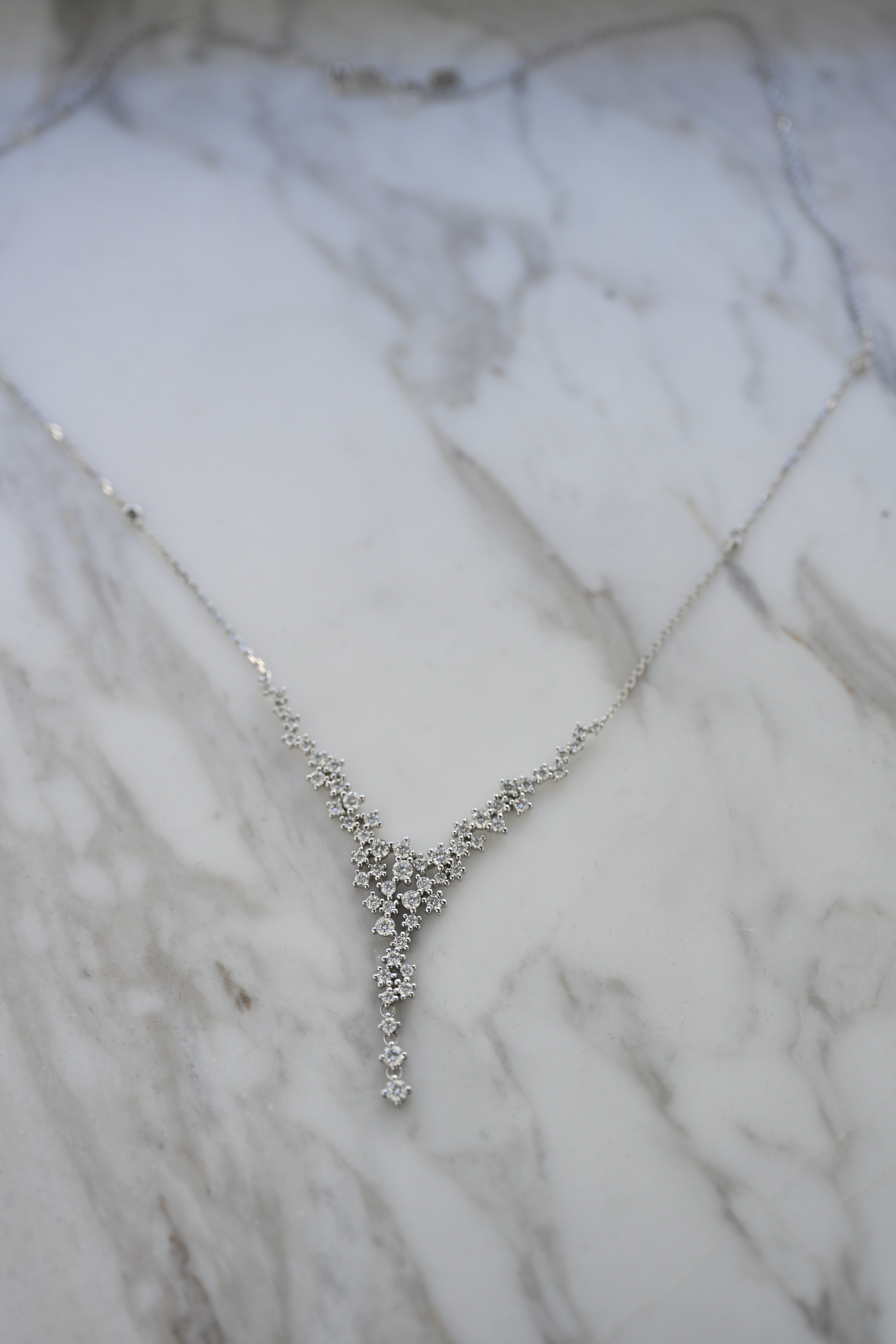 18K Star Light Diamond Necklace