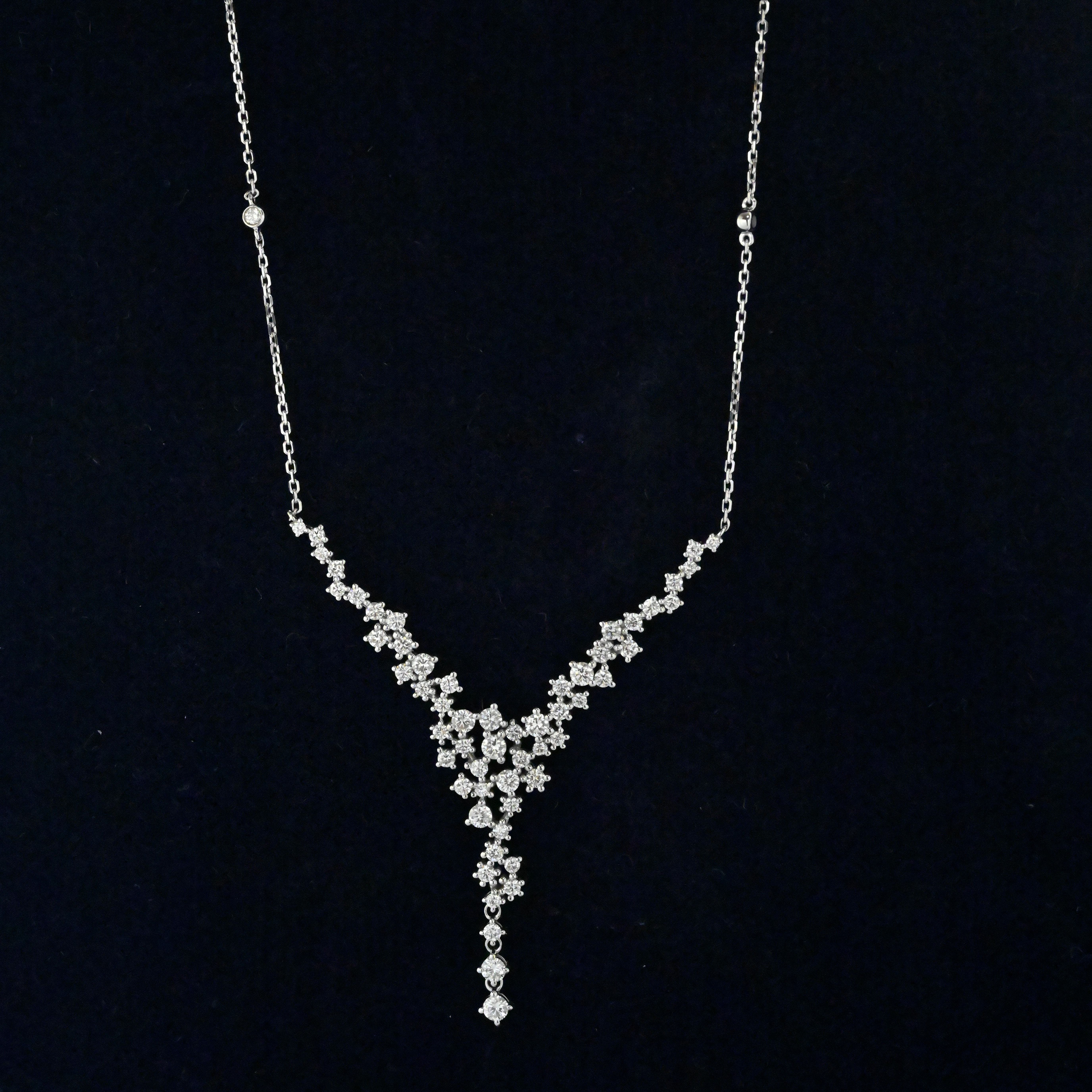 18K Star Light Diamond Necklace
