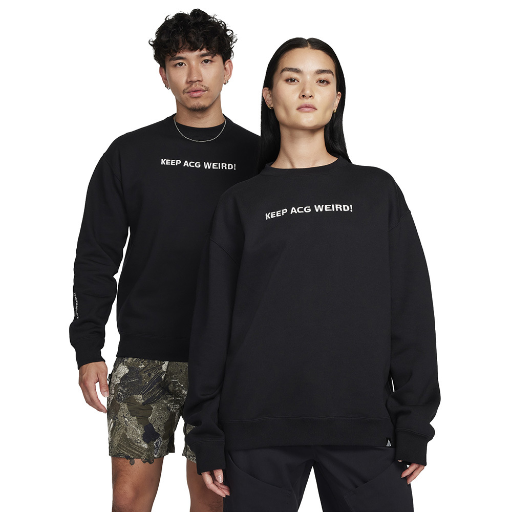 Nike ACG Therma Fit Fleece Crew 黑色圓領長袖 FD9850-010