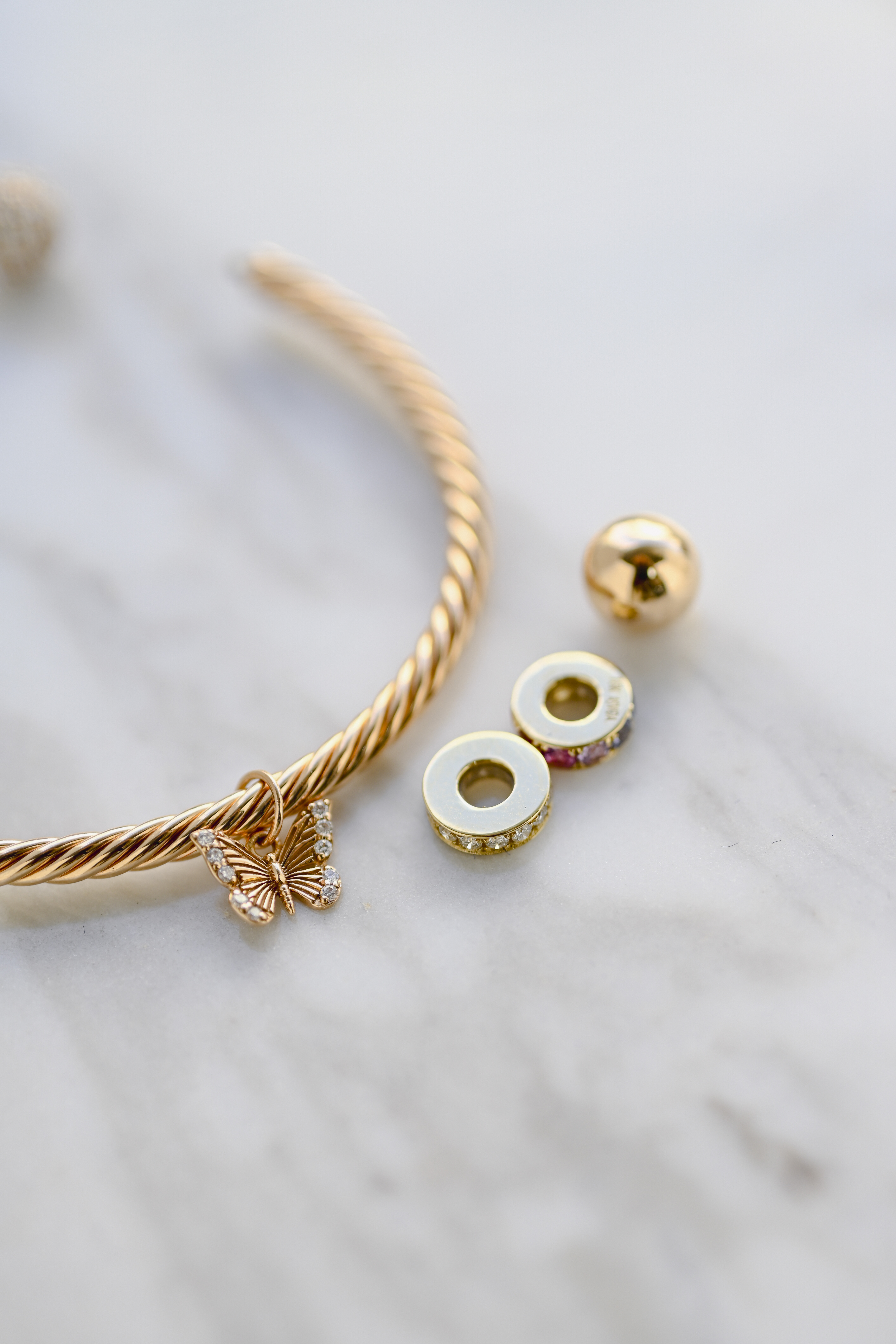 18K Butterfly Diamond Charm (for BH0246)