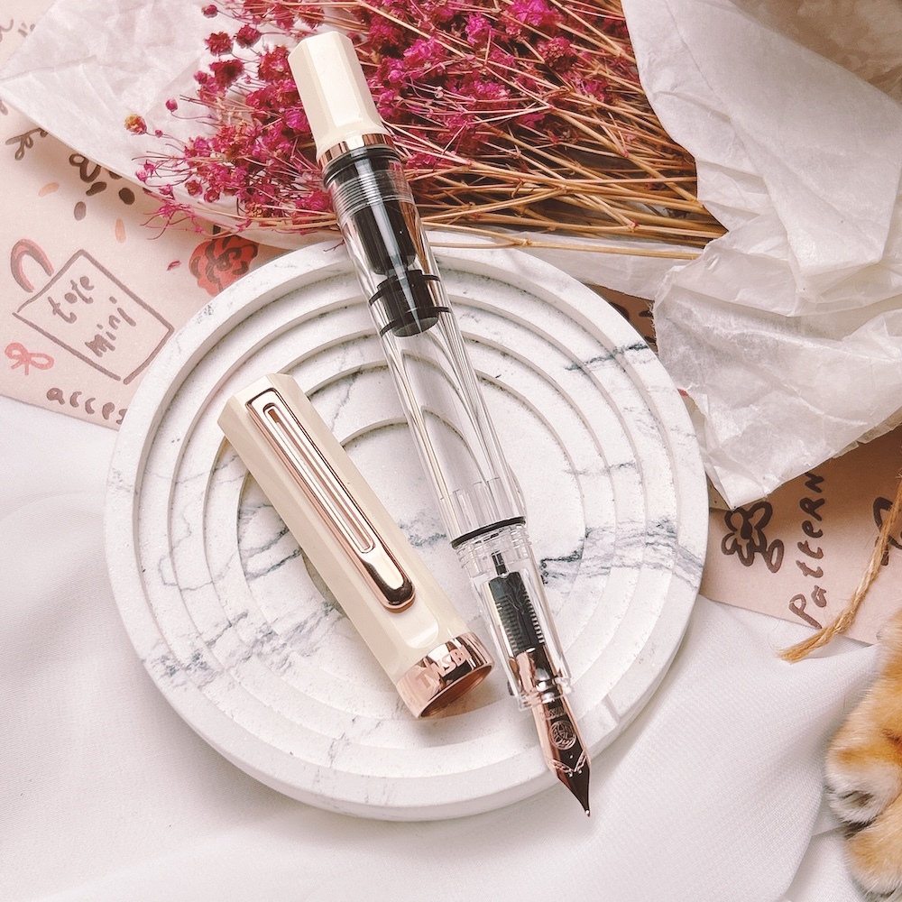 三文堂 TWSBI｜ECO 活塞鋼筆（奶油玫瑰金）