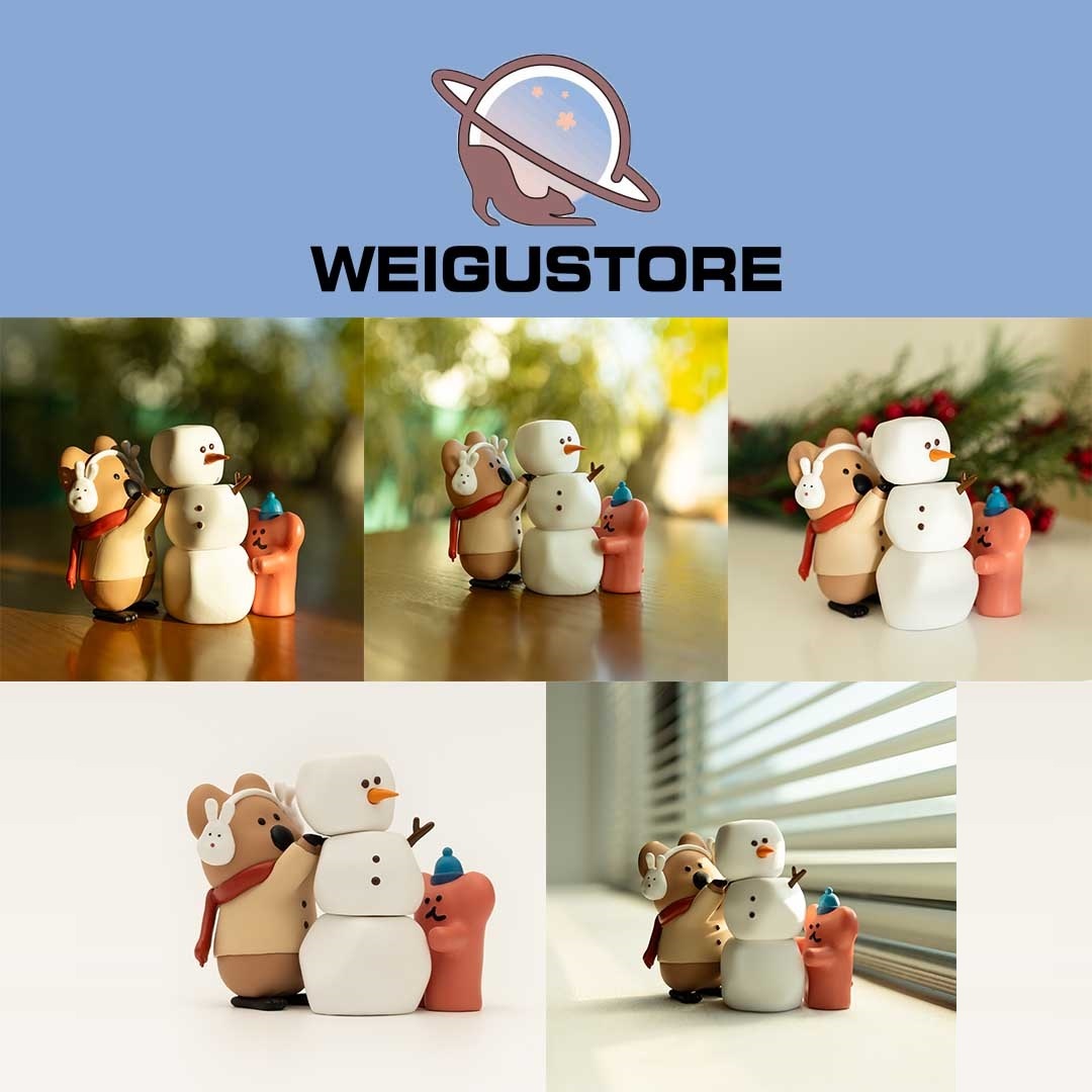 Dinotaeng Snowman Stack Quokka BOBO 堆雪人 公仔