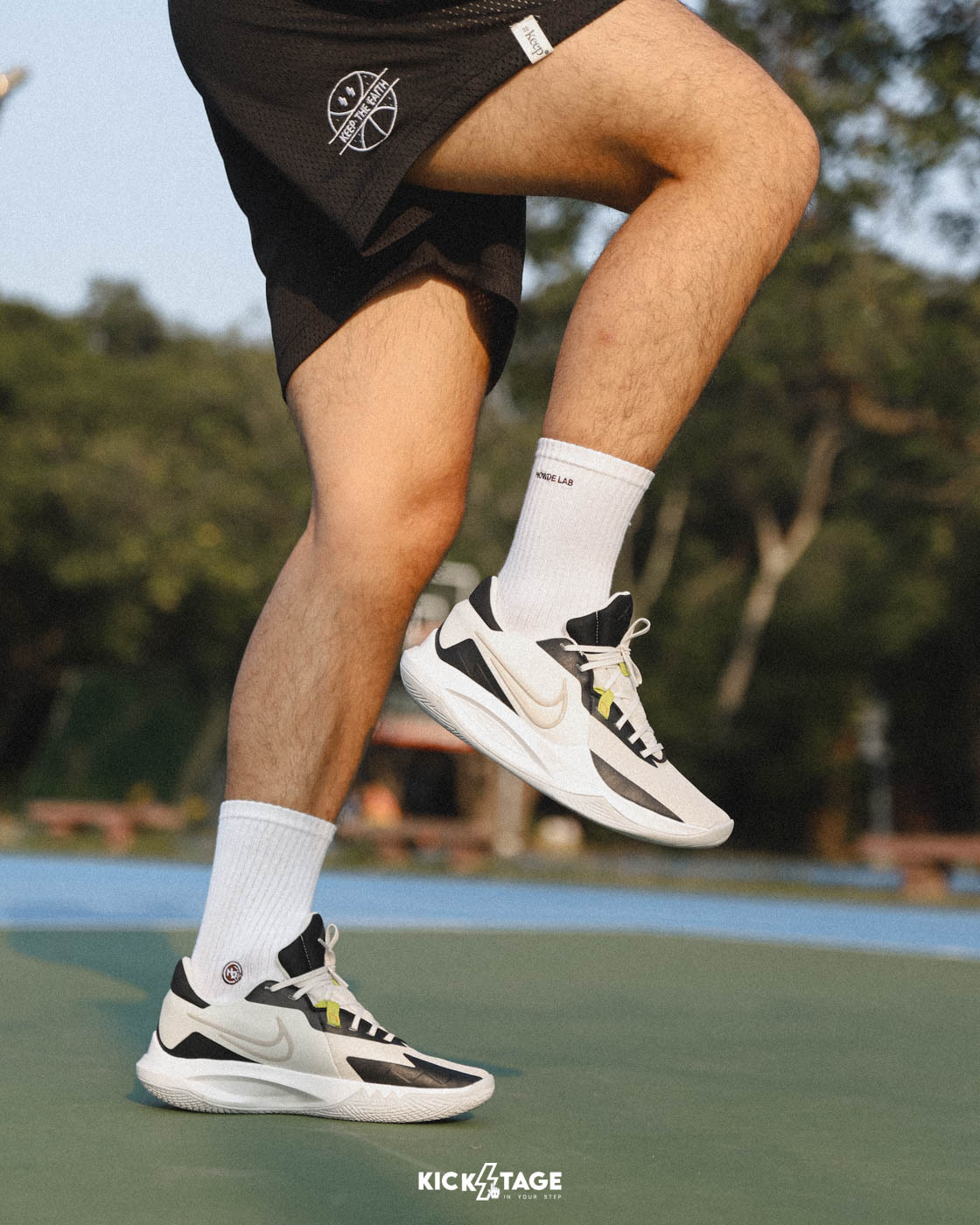 [現貨在庫] 男鞋 NIKE PRECISION VI 米白黑 氣墊 緩震 實戰 訓練 運動 休閒 籃球鞋【DD9535-004】