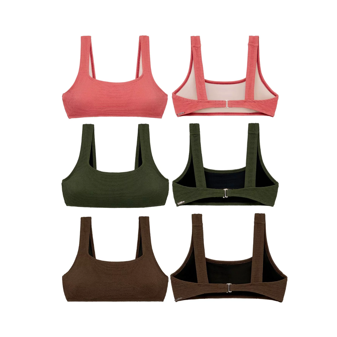 ▲LeReve AIRise 寬肩方領空氣比基尼