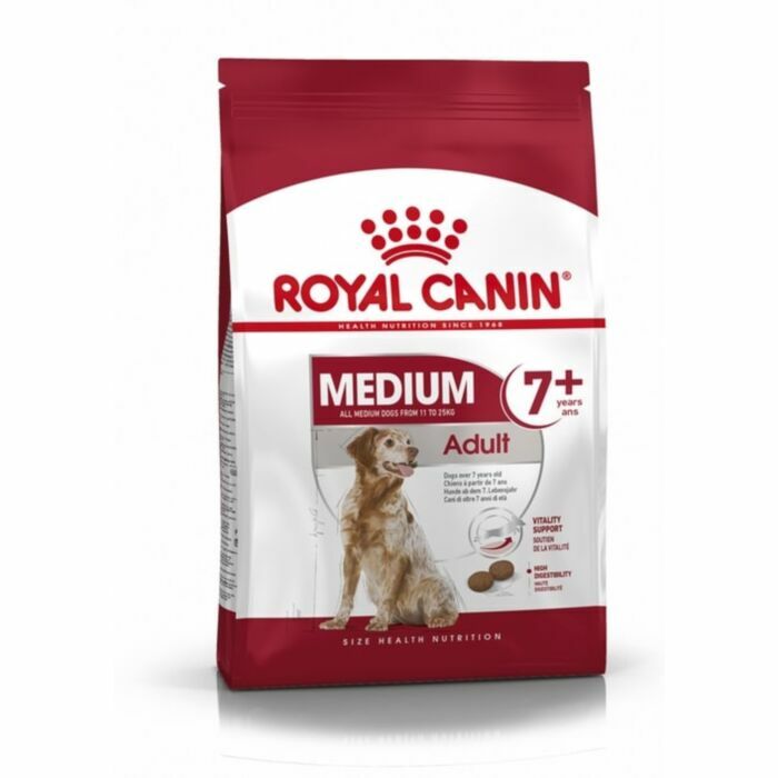 Royal Canin - 狗乾糧 - 中型成犬7+營養配方  (4KG)