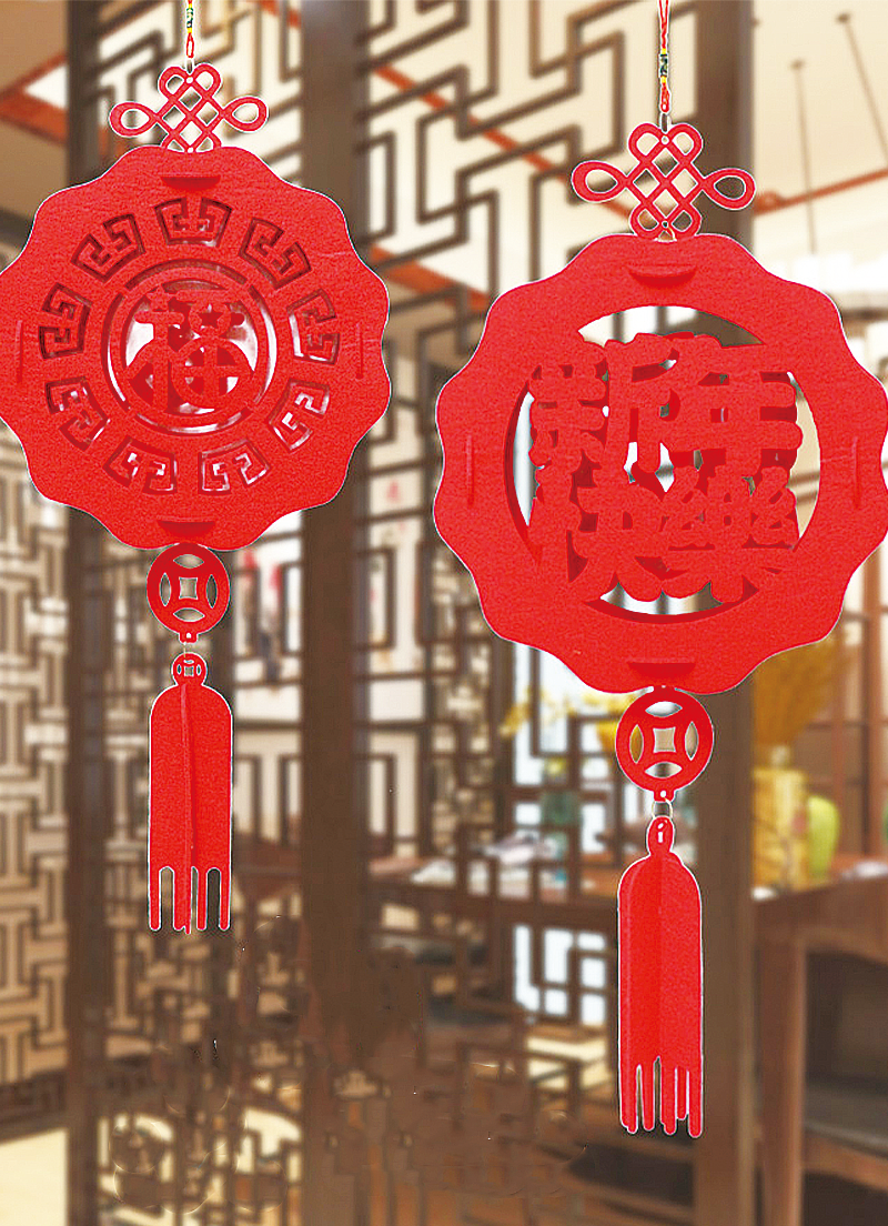 新年DIY毛氈燈籠掛飾材料包 NY1828