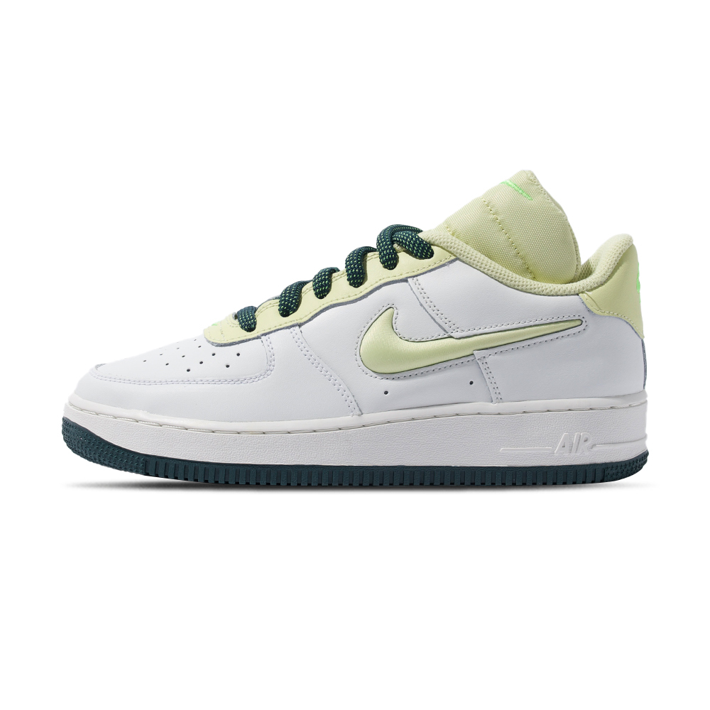 Nike Air Force 1 Low GS 大童 白綠 AF1 長舌 經典 潮流 低筒 休閒鞋 FB7402-100