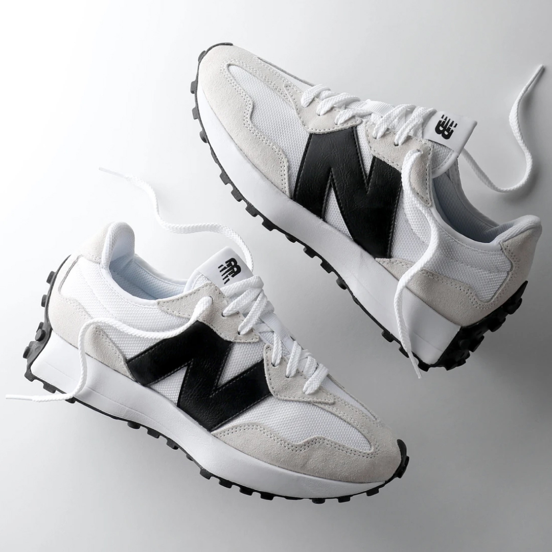 New Balance 327 黑海鹽 皮革 MS327CWB