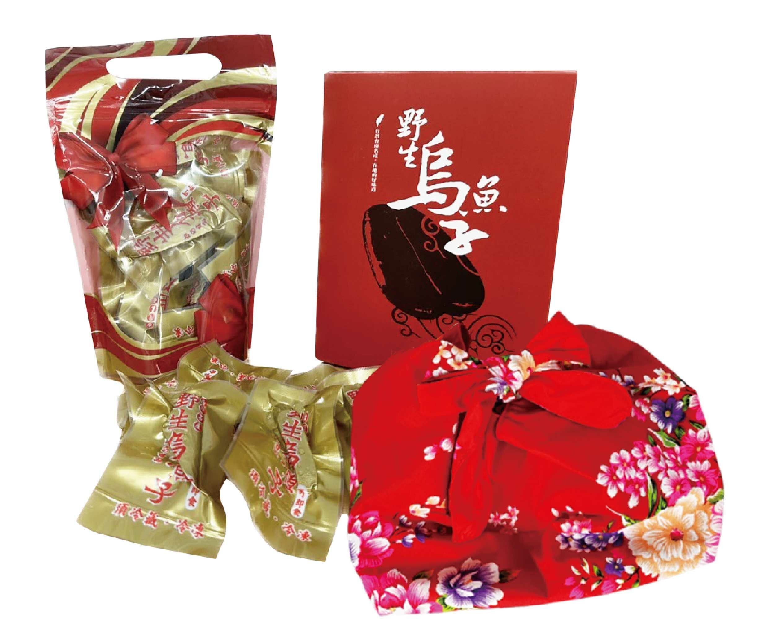台南院｜野生烏魚子禮盒（含花布袋）