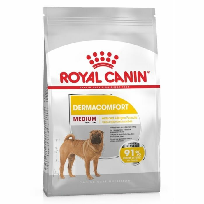 Royal Canin - 狗乾糧 - 中型犬皮膚舒緩加護配方 (12KG)