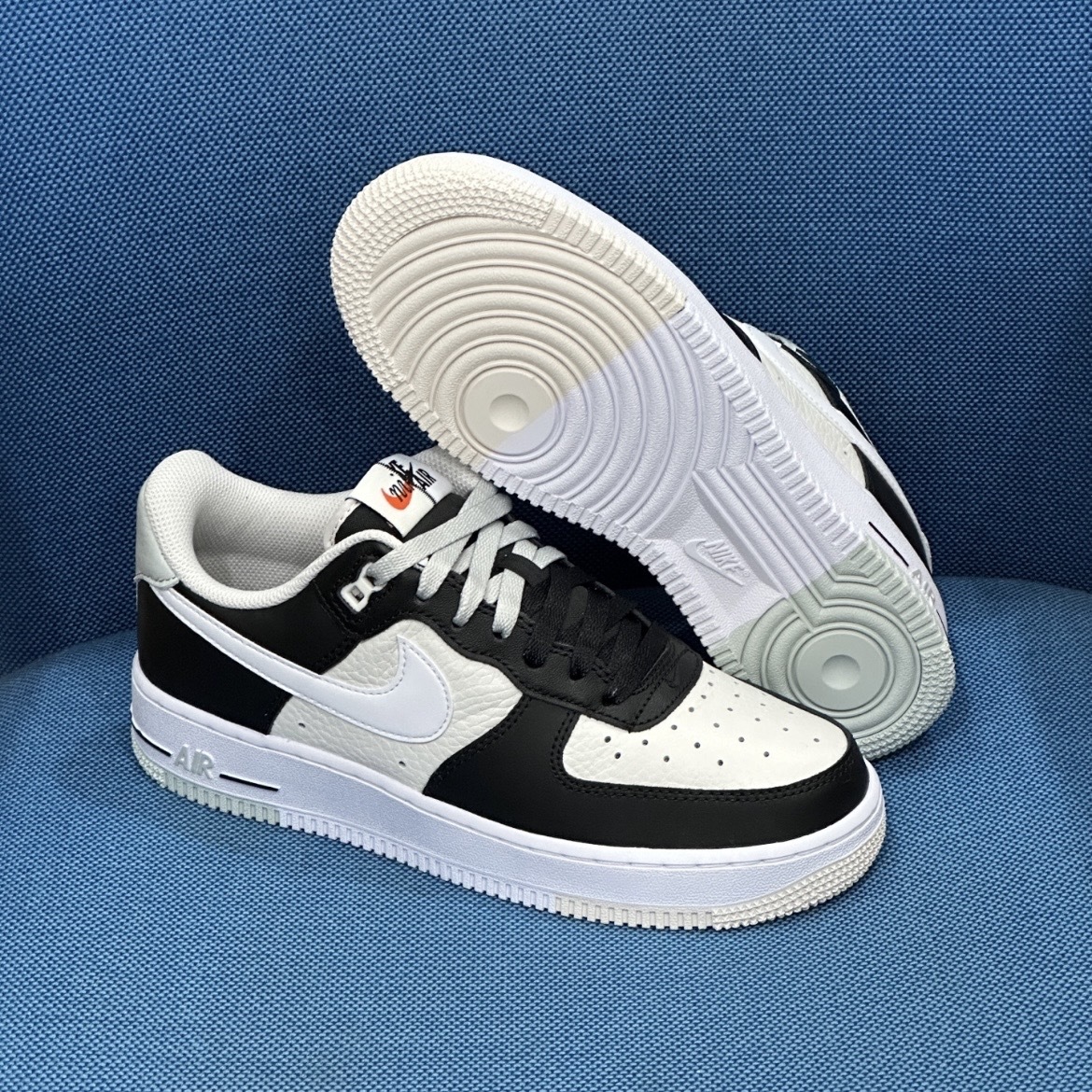 Nike Air Force 1 Low 拼接熊貓 幻影 米黑 FD2592-002