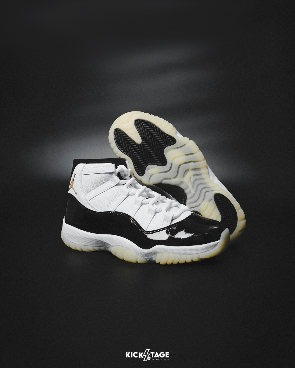 AIR JORDAN 11 DMP Gratitude 白黑白金籃球鞋【CT8012-170】AJ11