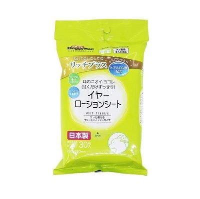 Doggyman 耳朵清潔濕紙巾 30張