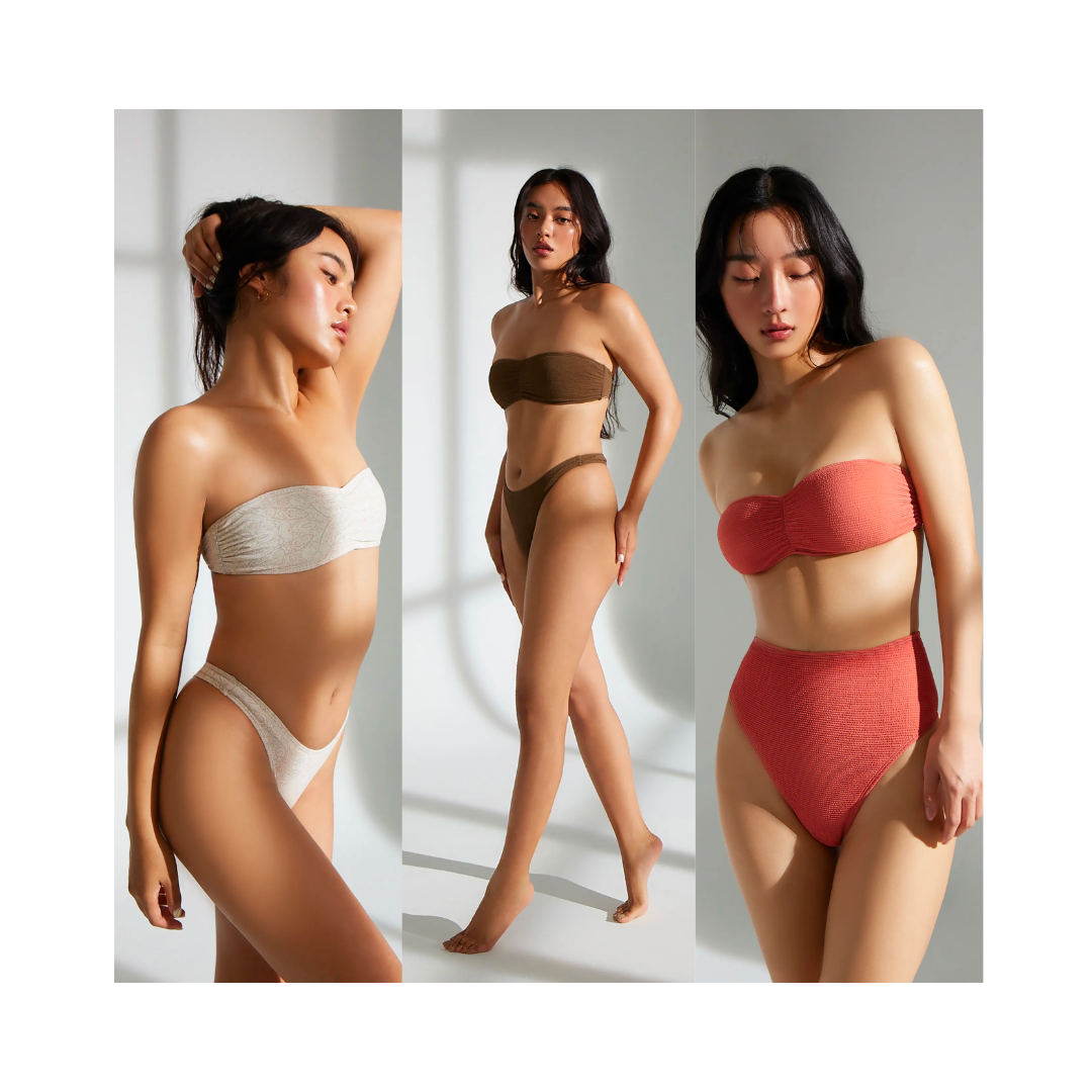 ▲LeReve AIRise 褶邊平口比基尼