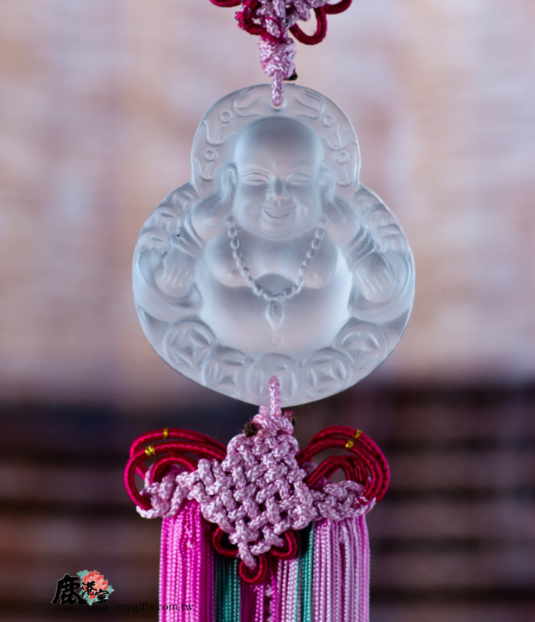 琉璃吊飾｜發財彌勒佛 招財開運 吉祥隨身護身飾品