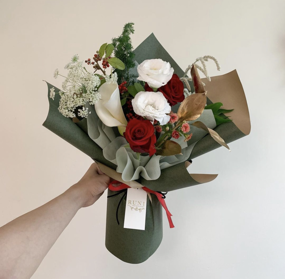 RUNI Bouquet-聖誕雪松綜合花束🎄