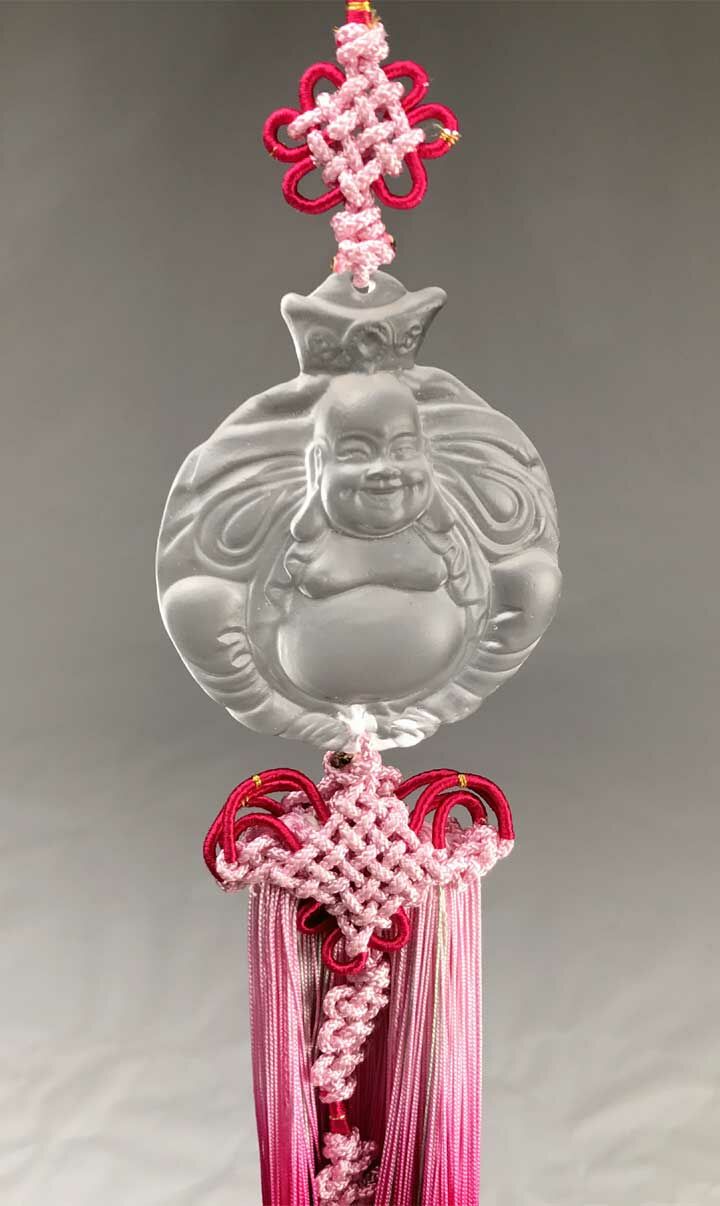 琉璃元寶彌勒佛吊飾｜招財納福吉祥守護 隨身開運飾品