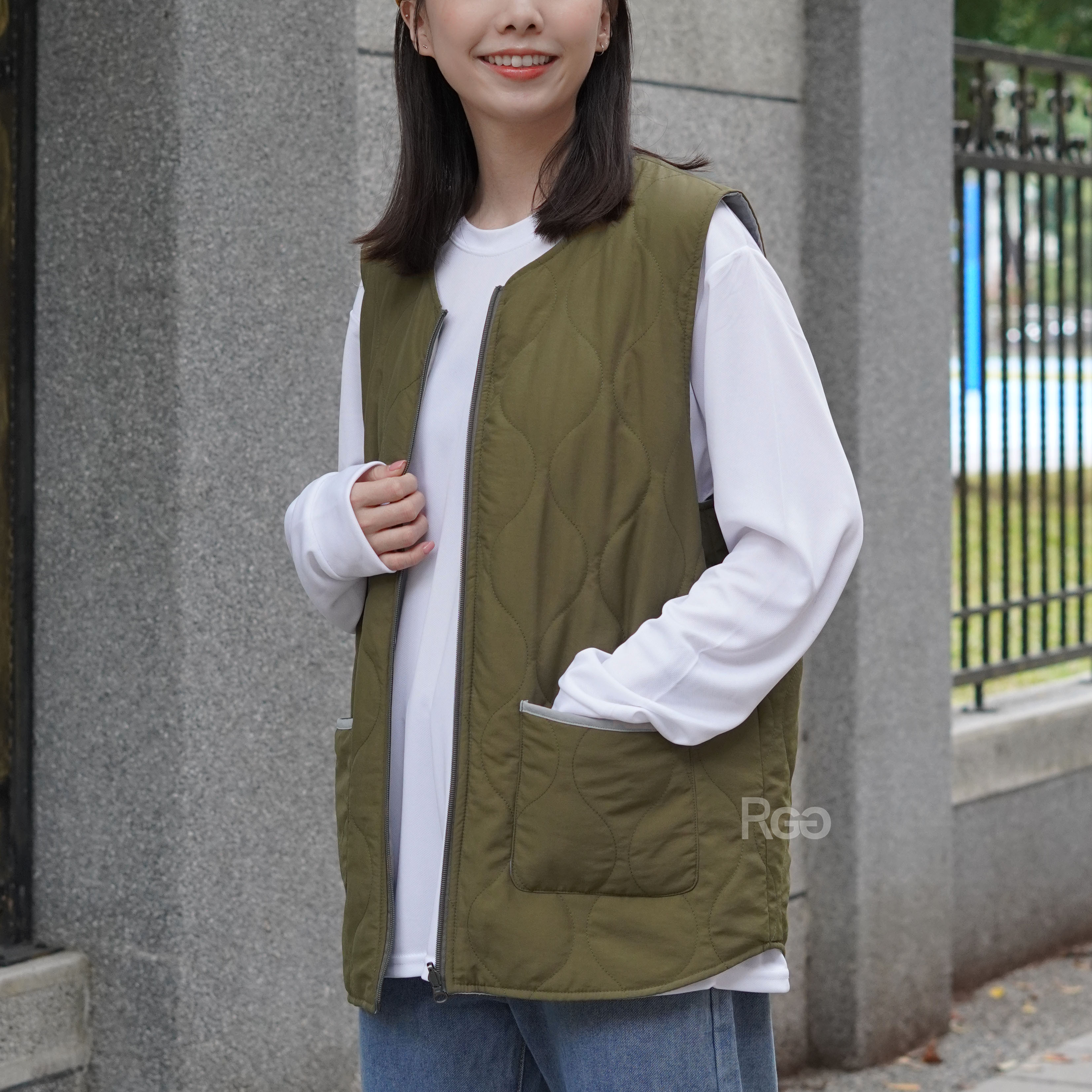 機能吸濕排汗防曬涼感長T