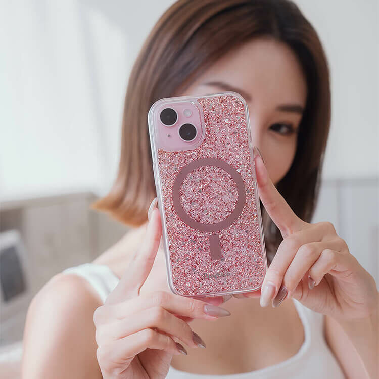 當玫瑰金貝拉殼遇見MagSafe - iPhone磁吸防摔手機殼