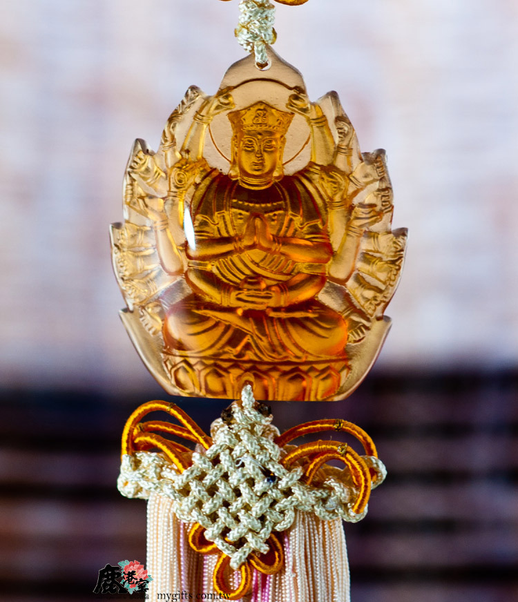 鹿港窯禮品館│琉璃吊飾 千手觀音