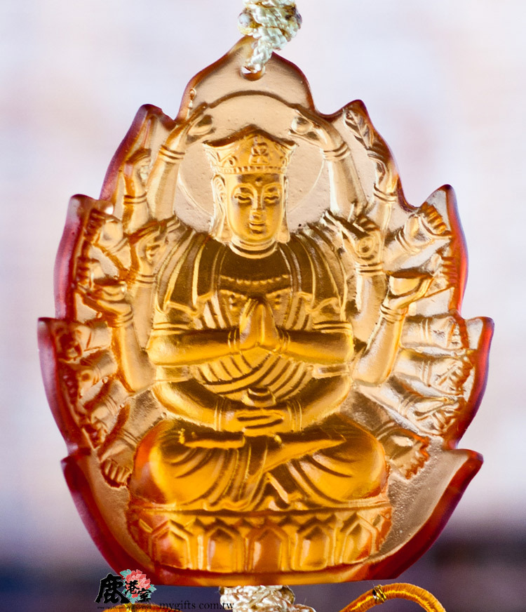 鹿港窯禮品館│琉璃吊飾 千手觀音